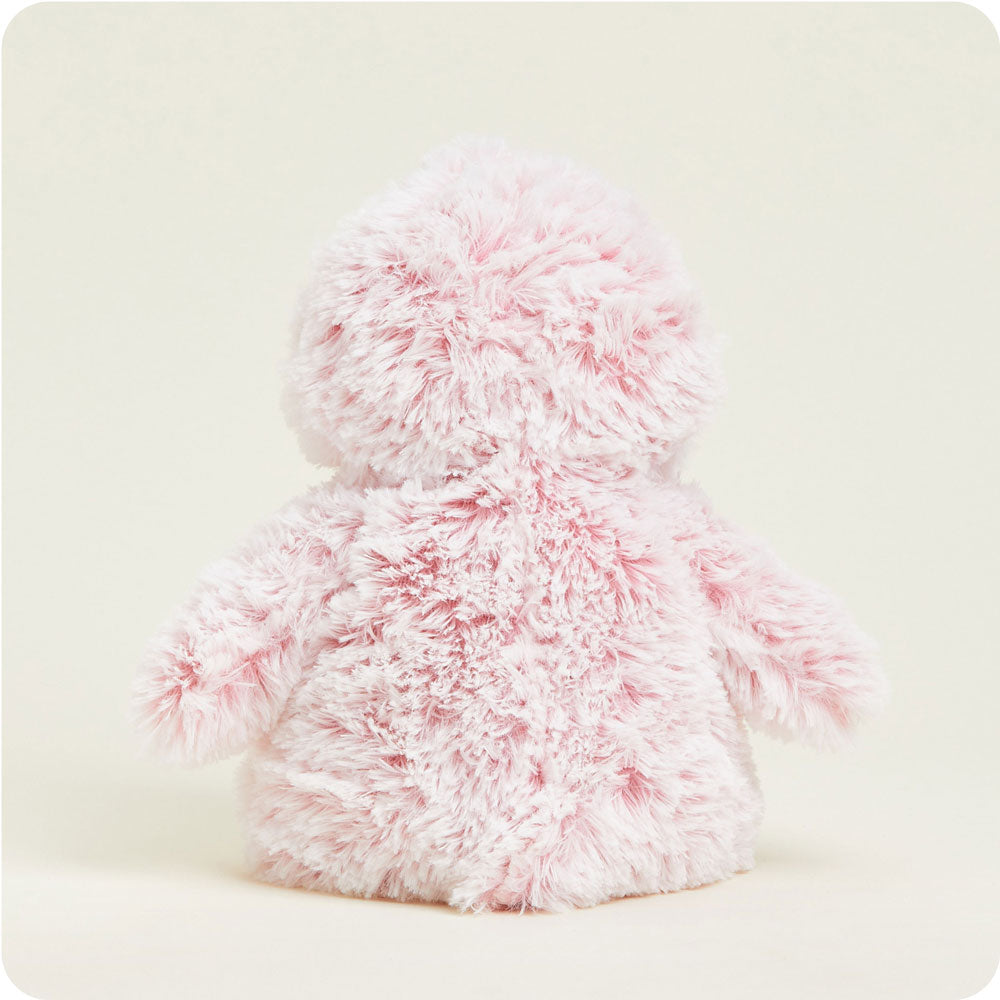 Pink Penguin Warmies - Soft Plush Stuffed Animal with Microwavable Heat Pack for Kids & Adults - Perfect for Relaxation, Stress Relief & Cold Weather Comfort