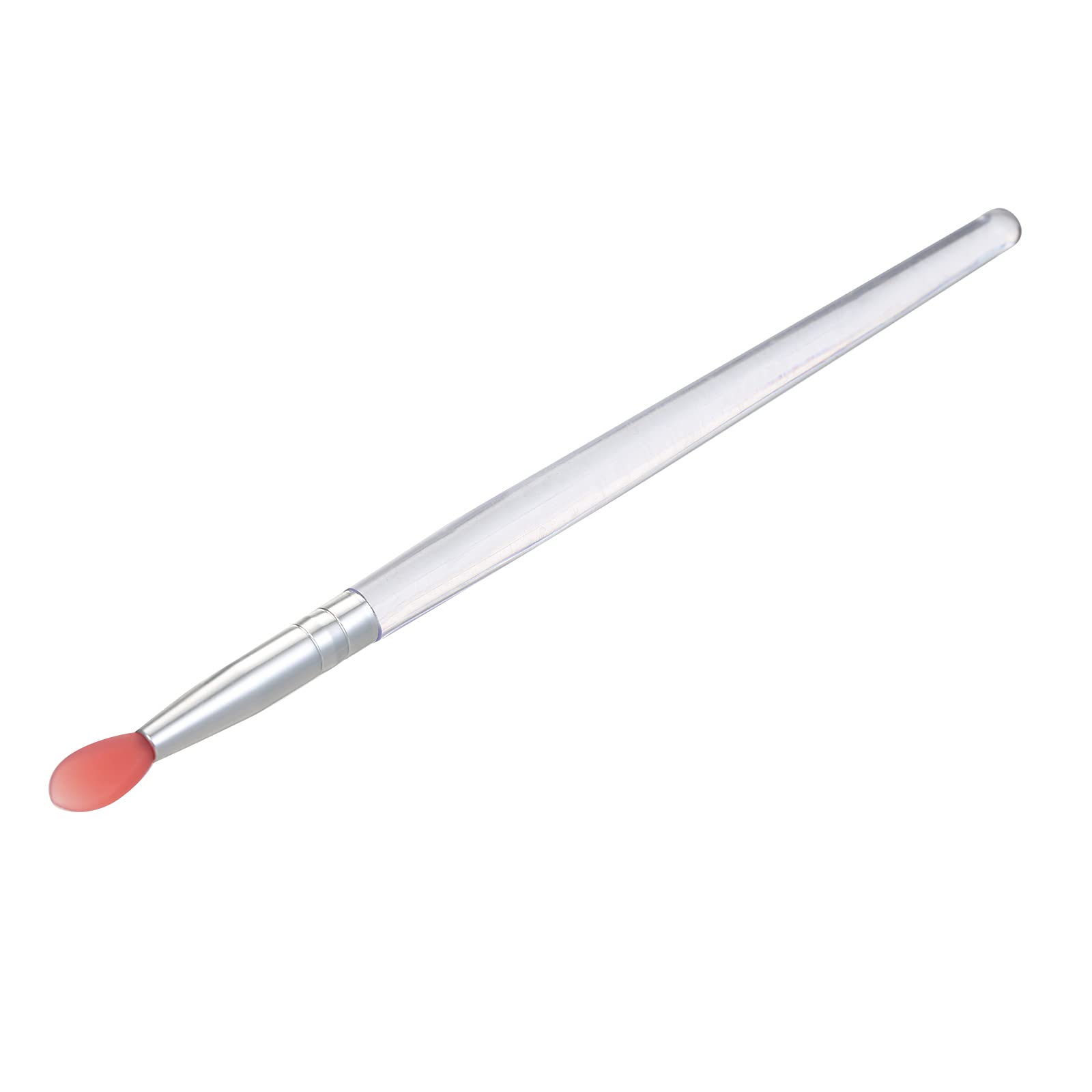 Homgee 3PCS Silicone Lip Brush Set - Mini Lip Balm & Gloss Applicator Brushes (Pink & White) | Perfect for Precise Lip Makeup Application & Travel Beauty Kit