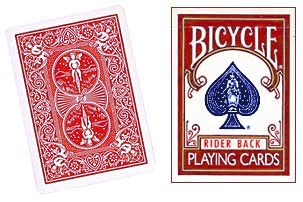 Red Cheek to Cheek Deck Bicycle - Premium Playing Cards for Poker, Magic Tricks & Cardistry - Perfect for Game Nights, Parties & Professional Performances