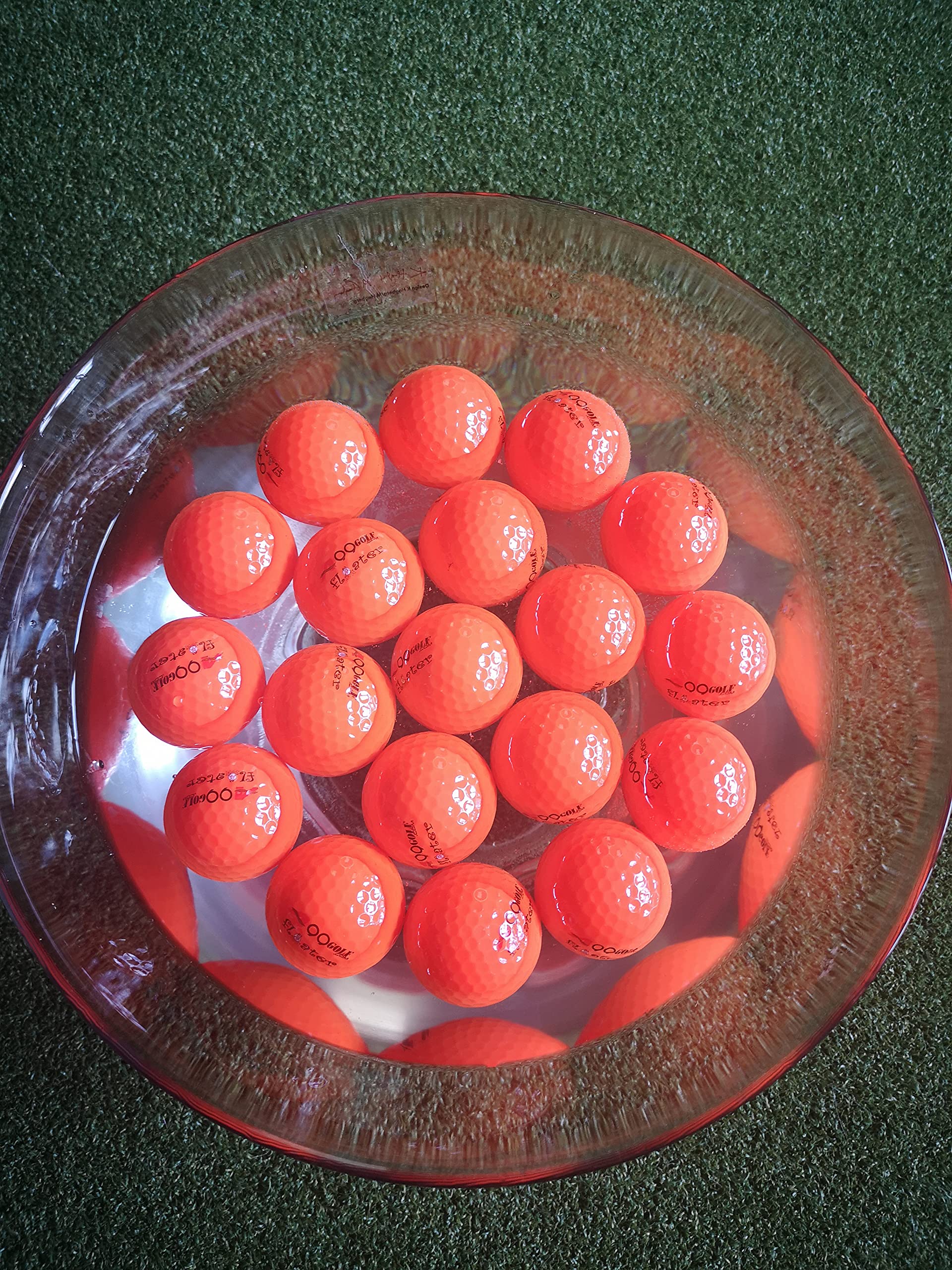 96pcs A99Golf Floating Practice Balls - Orange Water Golf Balls for Pool, Pond & Driving Range Training - Includes Carry Bag - Perfect for Golf Practice, Water Fun & Outdoor Games
