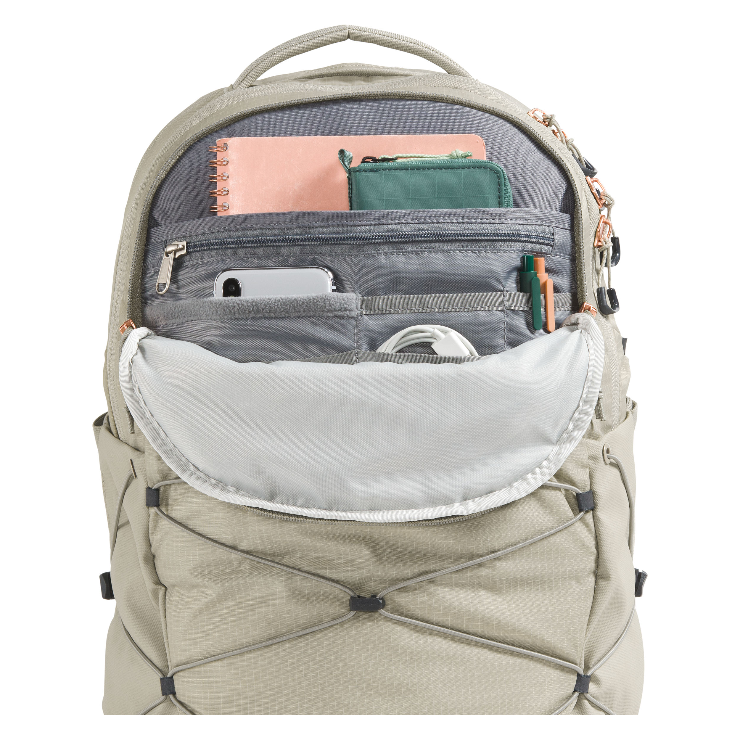 The North Face Women's Borealis Luxe Backpack - Lightweight Hiking Daypack for Travel, School & Outdoor Adventures | Durable Water-Resistant Design with Laptop Compartment
