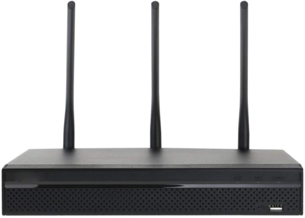 Diamond NVR301HS-04/W 4-Channel 1U WiFi NVR Security System - H.264/MJPEG, HDMI/VGA, SATA, USB Ports - Supports 4 IP Cameras for Home & Business Surveillance (Indoor/Outdoor Use)