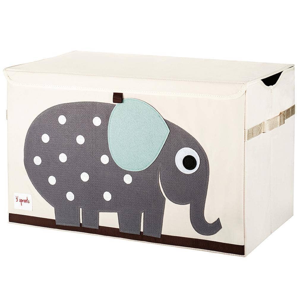 Elephant Toy Storage Box - Kids Room Organizer for Toys, Books & Clothes | Perfect for Nursery, Playroom & Bedroom Decor