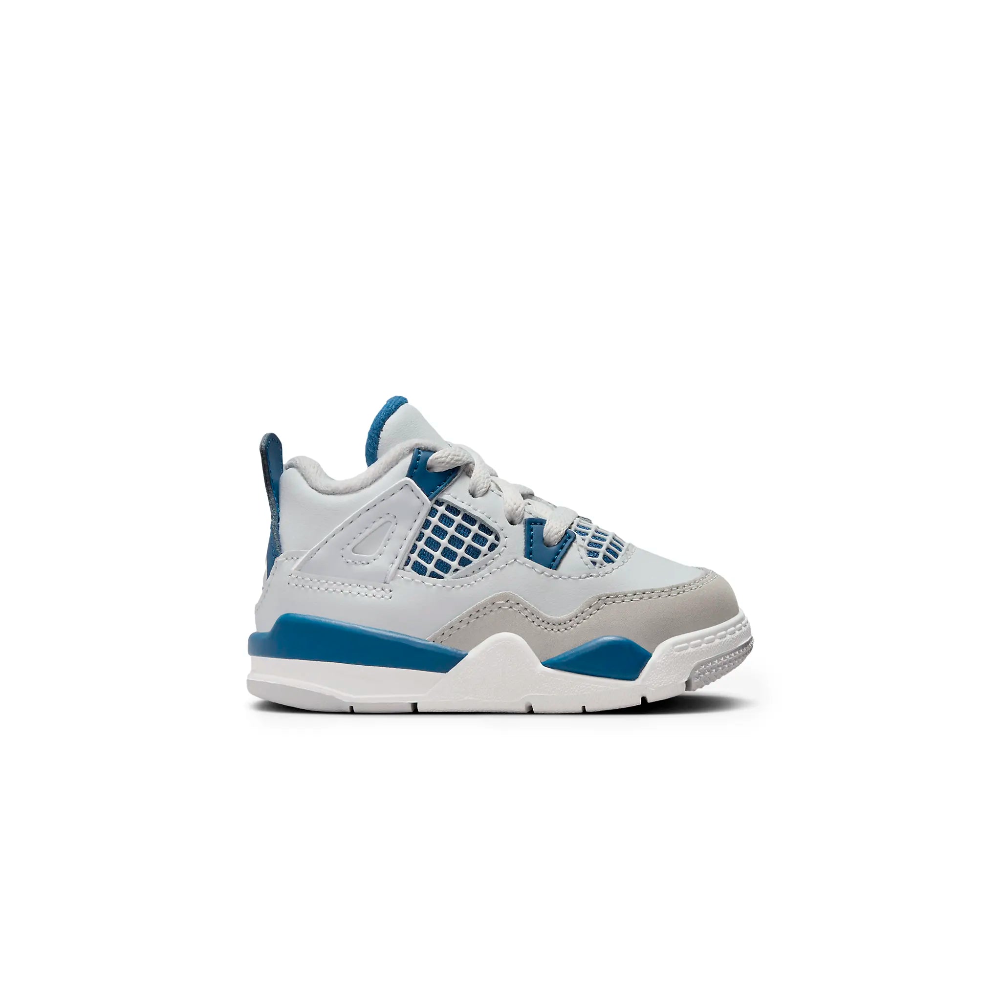 Air Jordan 4 Retro Military Blue (TD) - Men's Basketball Shoes for Casual Wear & Sneaker Collection | Perfect for Street Style & Sports Enthusiasts