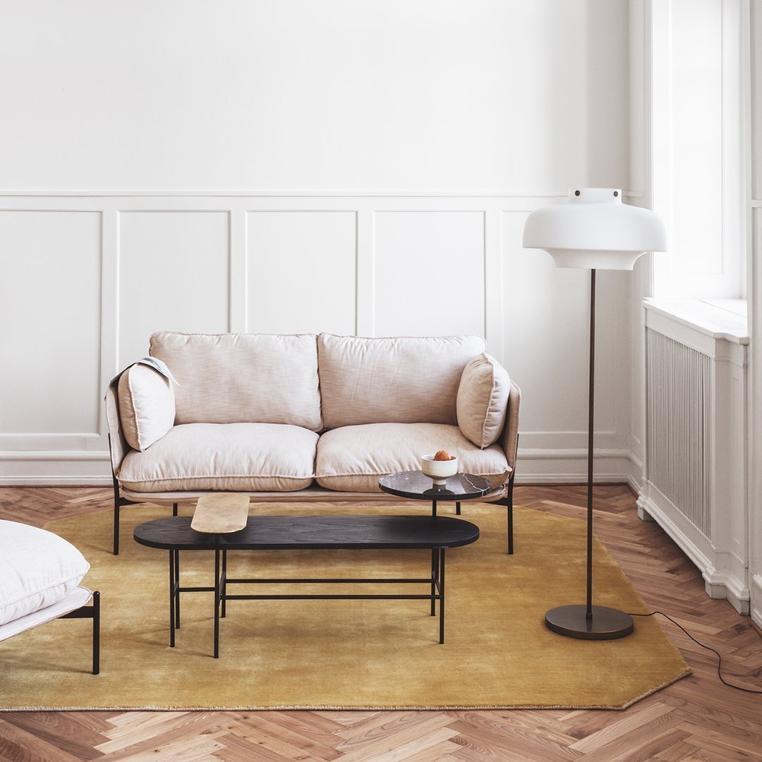 Cloud LN2 2-Seater Sofa - Modern Comfort for Living Room, Lounge & Small Spaces - Soft Fabric Upholstery & Sturdy Frame - Perfect for Apartments, Dorms & Cozy Homes