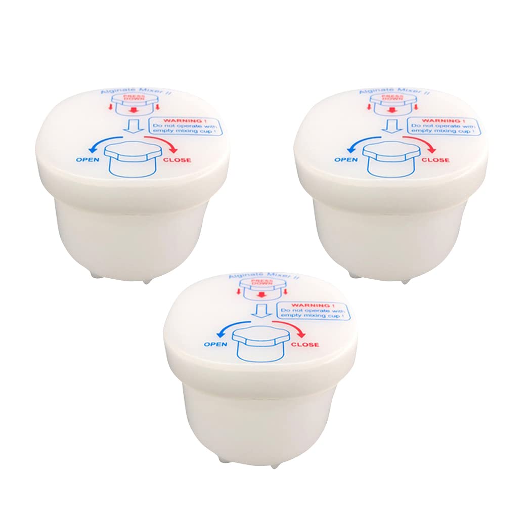 Automatic Dental Impression Material Mixing Cups for Algimax II & GX300 Alginate Mixers (4-Pack) – Perfect for Dental Clinics & Orthodontic Labs