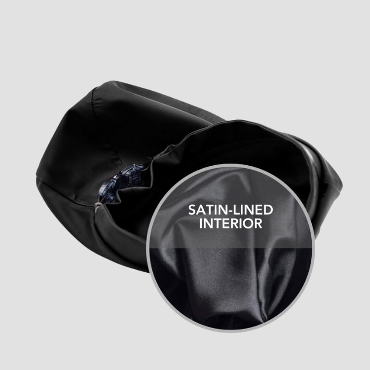 Waterproof Adjustable Swim Cap with Satin Lining - Hairbrella for Women & Men - Protect Hair from Chlorine & Saltwater - Perfect for Swimming, Surfing & Water Aerobics