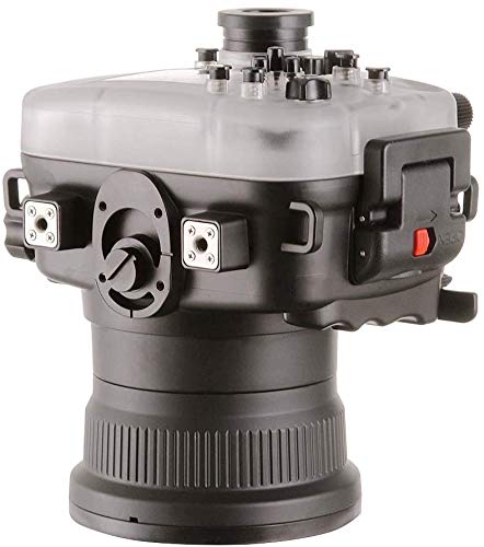 130ft/40m Underwater Waterproof DSLR Camera Housing Case for Sony A7II A7RII A7SII with 28-70mm Lens - Perfect for Scuba Diving, Snorkeling & Marine Photography