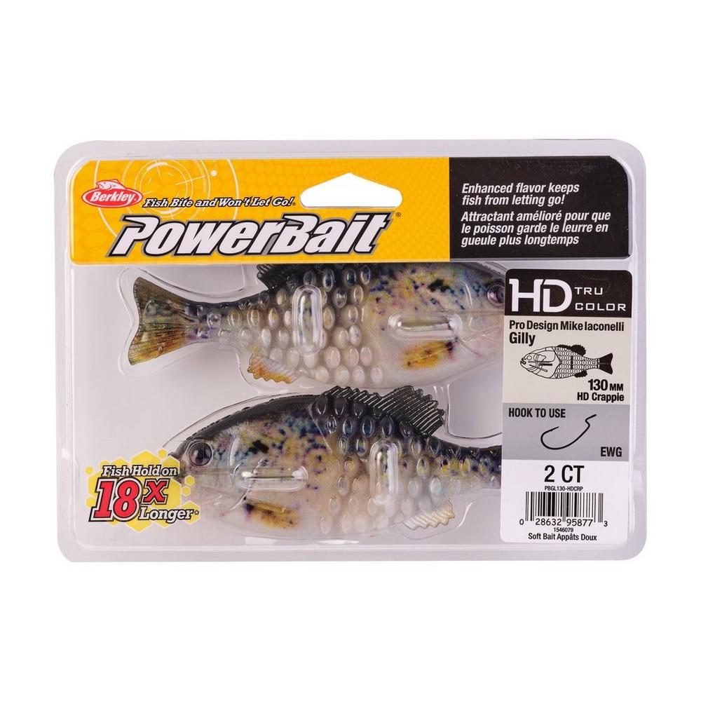 Berkley PowerBait Gilly Swimbait Fishing Lure - Designed by Mike Iaconelli - Perfect for Bass Fishing in Lakes and Rivers
