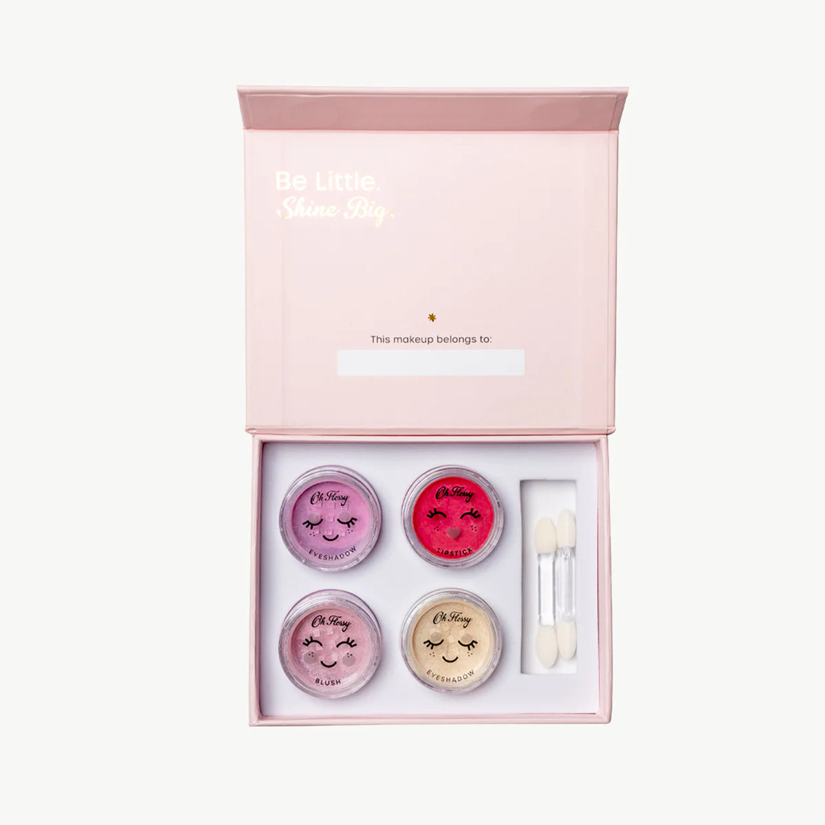 Oh Flossy Mini Makeup Set - Travel Size Cosmetic Kit with Eyeshadow, Lip Gloss & Blush | Perfect for On-the-Go Touch Ups, Gift Giving & Everyday Makeup Essentials