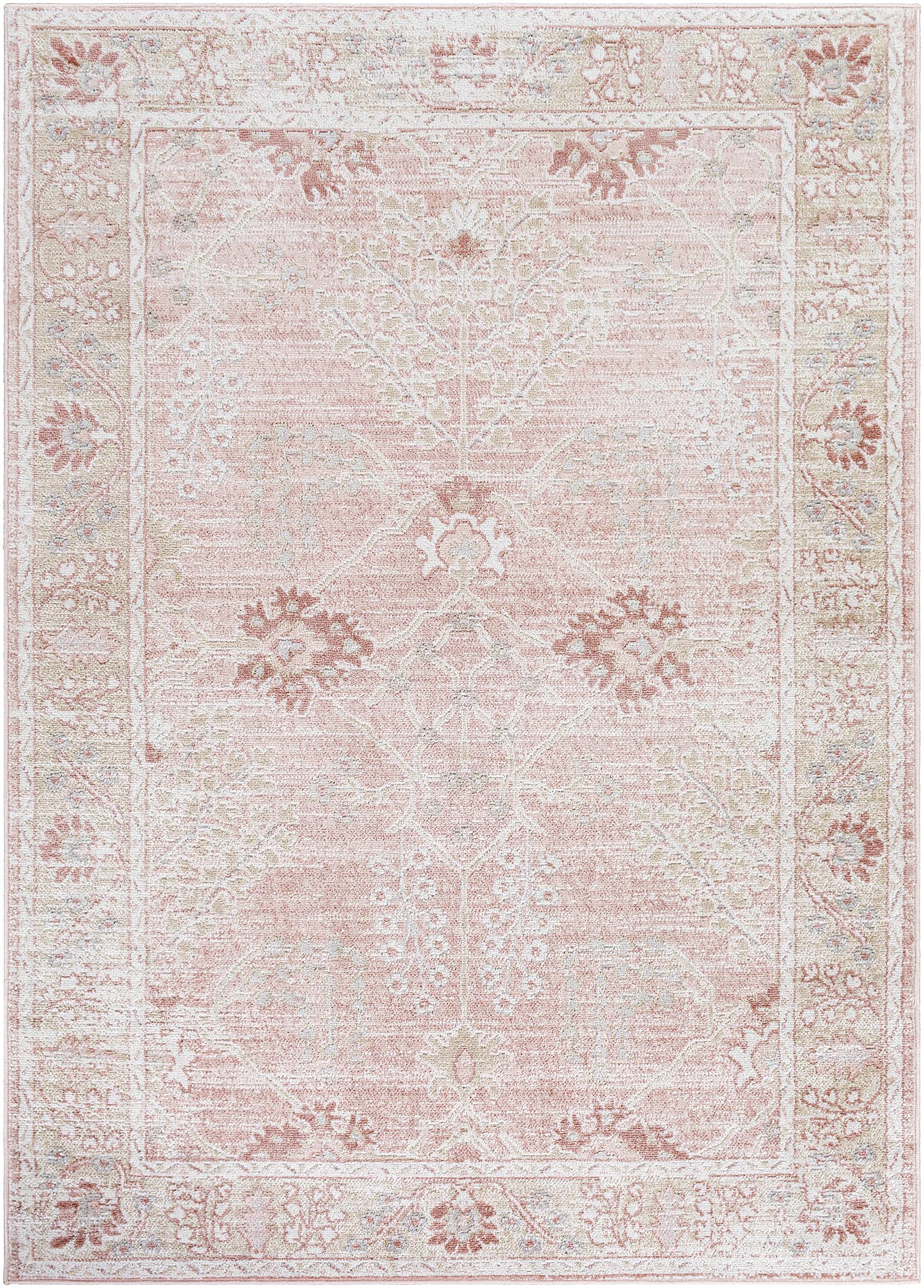Hauteloom Barnwell Soft Plush Area Rug - Gray, White, Brown - 7'9