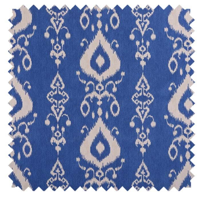Pompano Bay Blue Bold Prints & Solids Roman Shade - Elegant Window Treatment for Living Room, Bedroom & Office Decor
