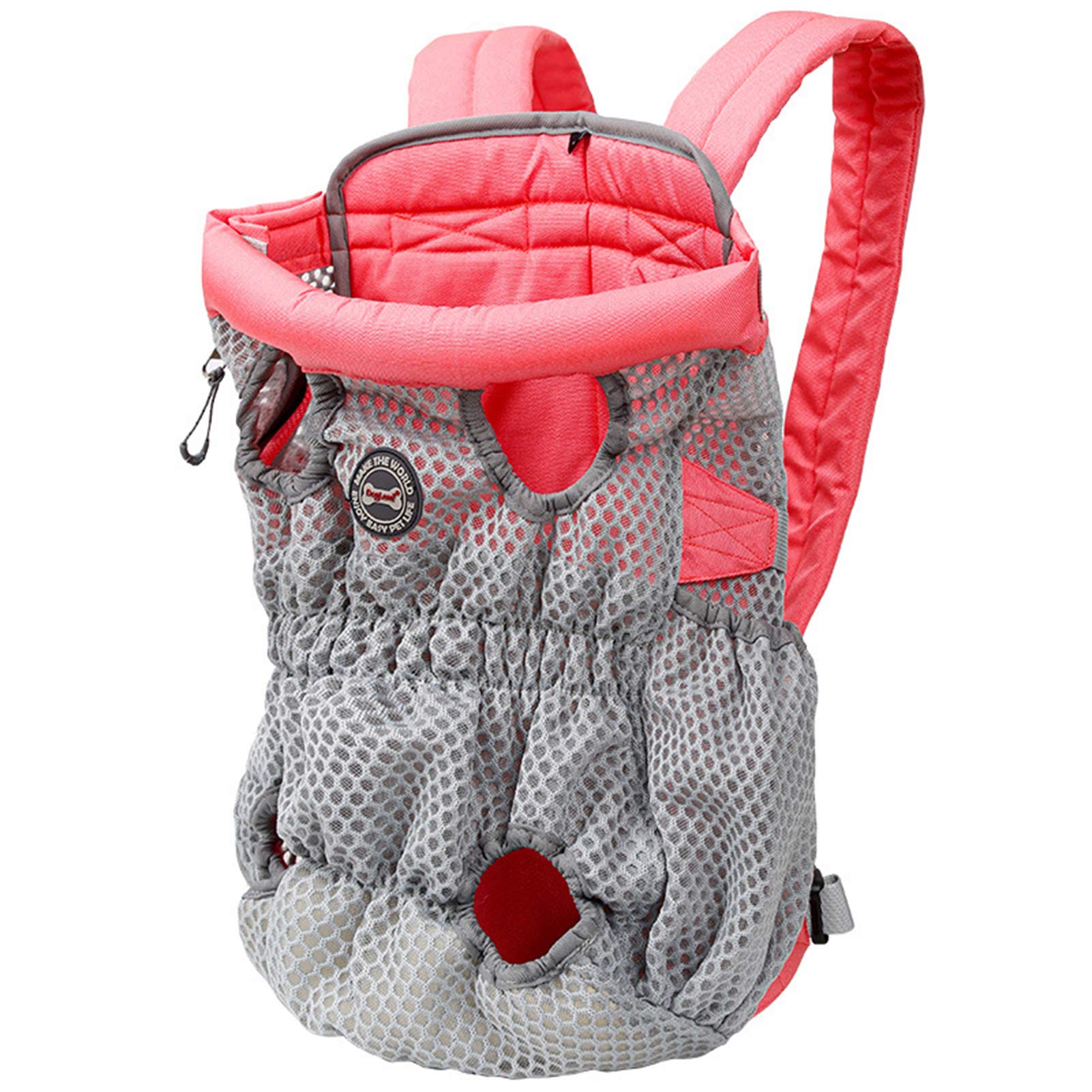 Hands-Free Pet Carrier Backpack for Cats & Small/Medium/Large Dogs - Front Legs Out Design for Walking, Hiking, Biking & Motorcycle Travel - Durable & Comfortable Pet Travel Solution