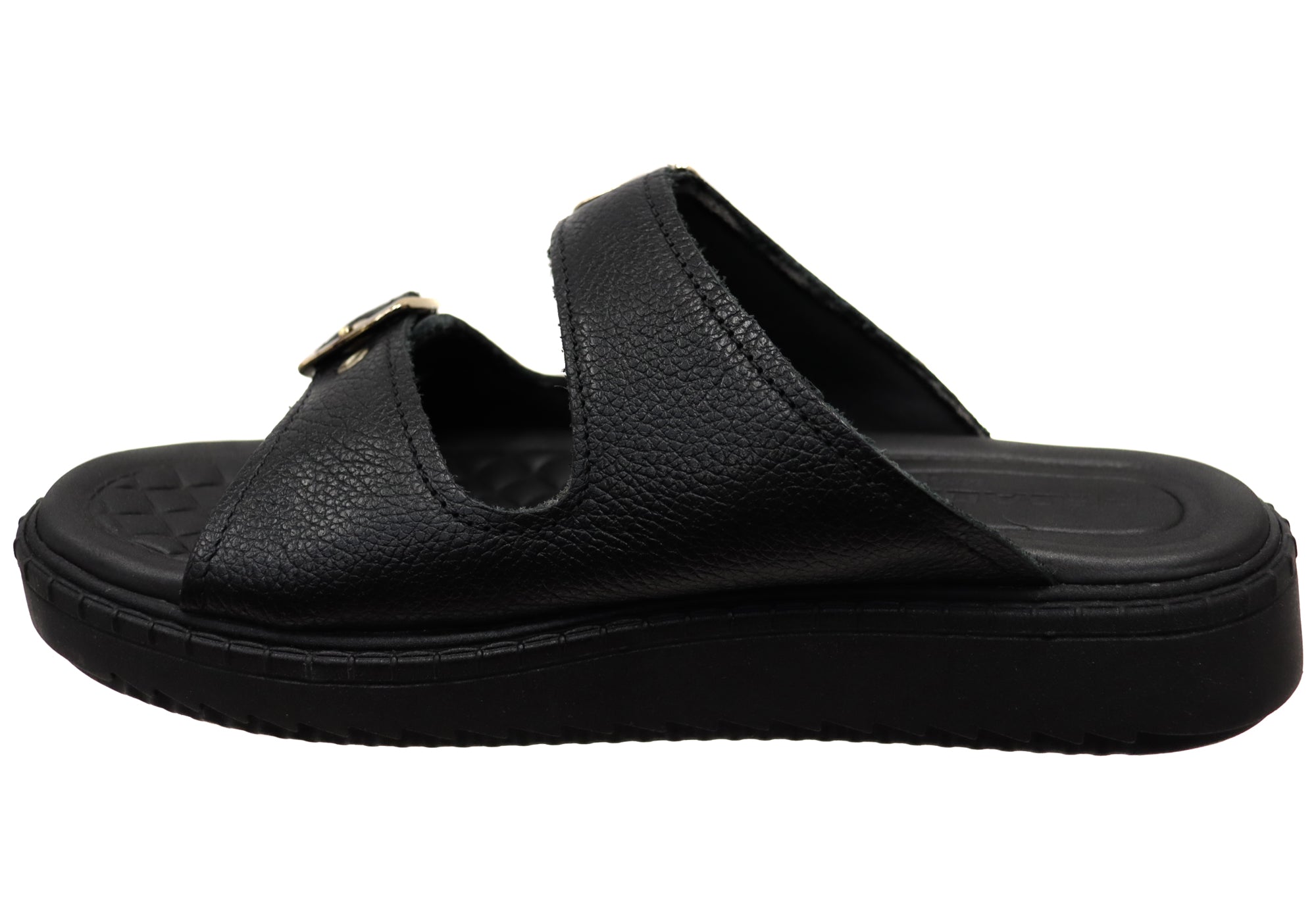 Pegada Arlineda Women's Comfortable Brazilian Leather Slides Sandals - Soft & Supportive Flip Flops for Beach, Pool, and Casual Wear