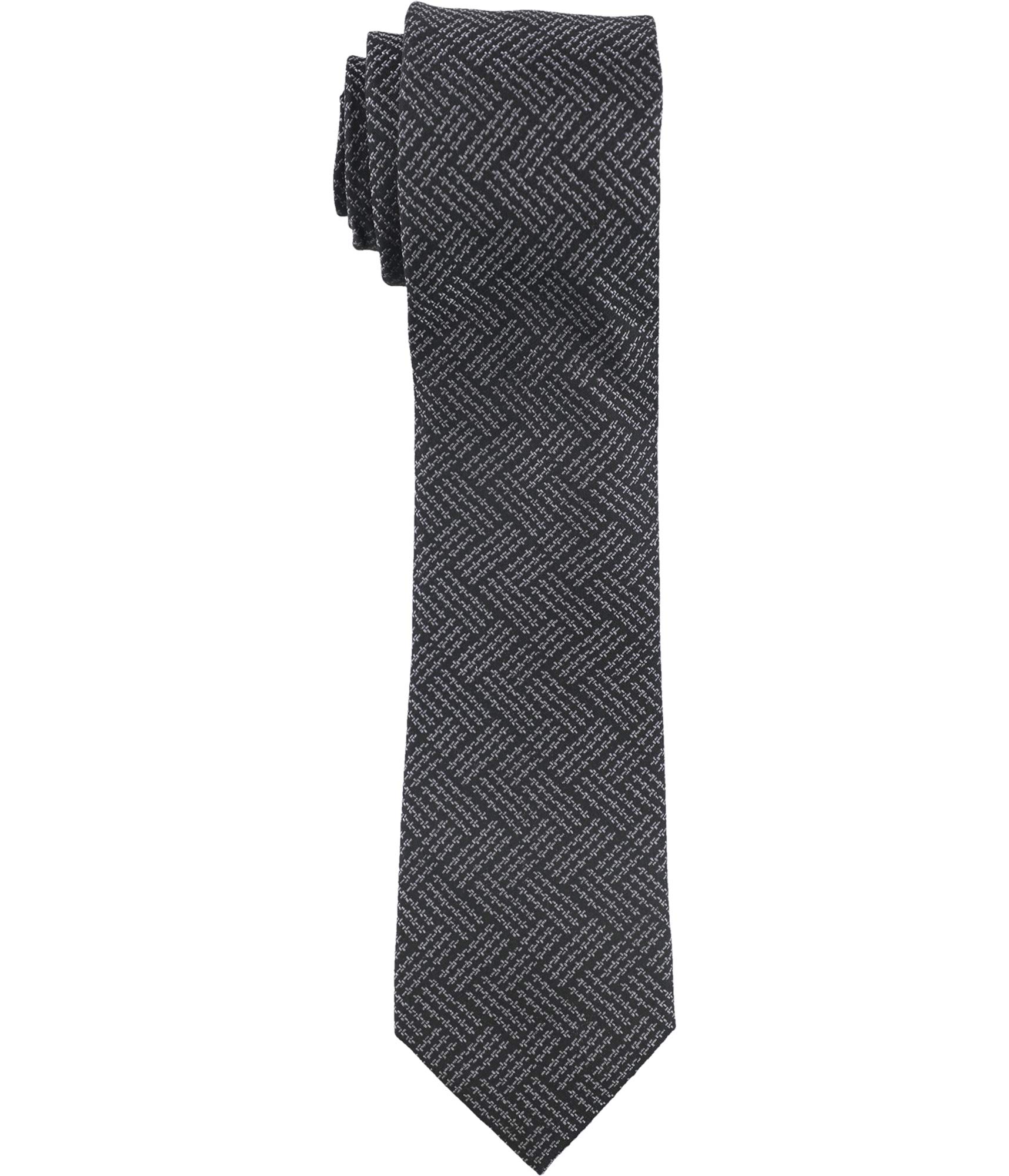 Alfani Men's Laconia Self-Tied Necktie - Classic Grey Necktie for Business & Formal Occasions - Perfect for Weddings, Interviews & Office Wear