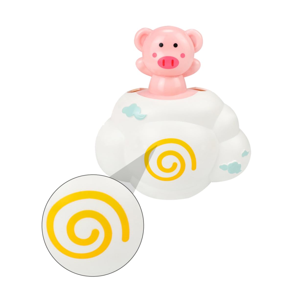 HEMOTON 1PC Water Fountain Bath Toy for Kids - Fun Shower & Bathtub Playtime - Abs White Water Play Toy for Toddlers & Children - Perfect for Bath Time, Pool Parties & Outdoor Water Activities