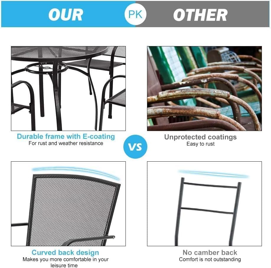 Outdoor Dining Set for 4 - 51