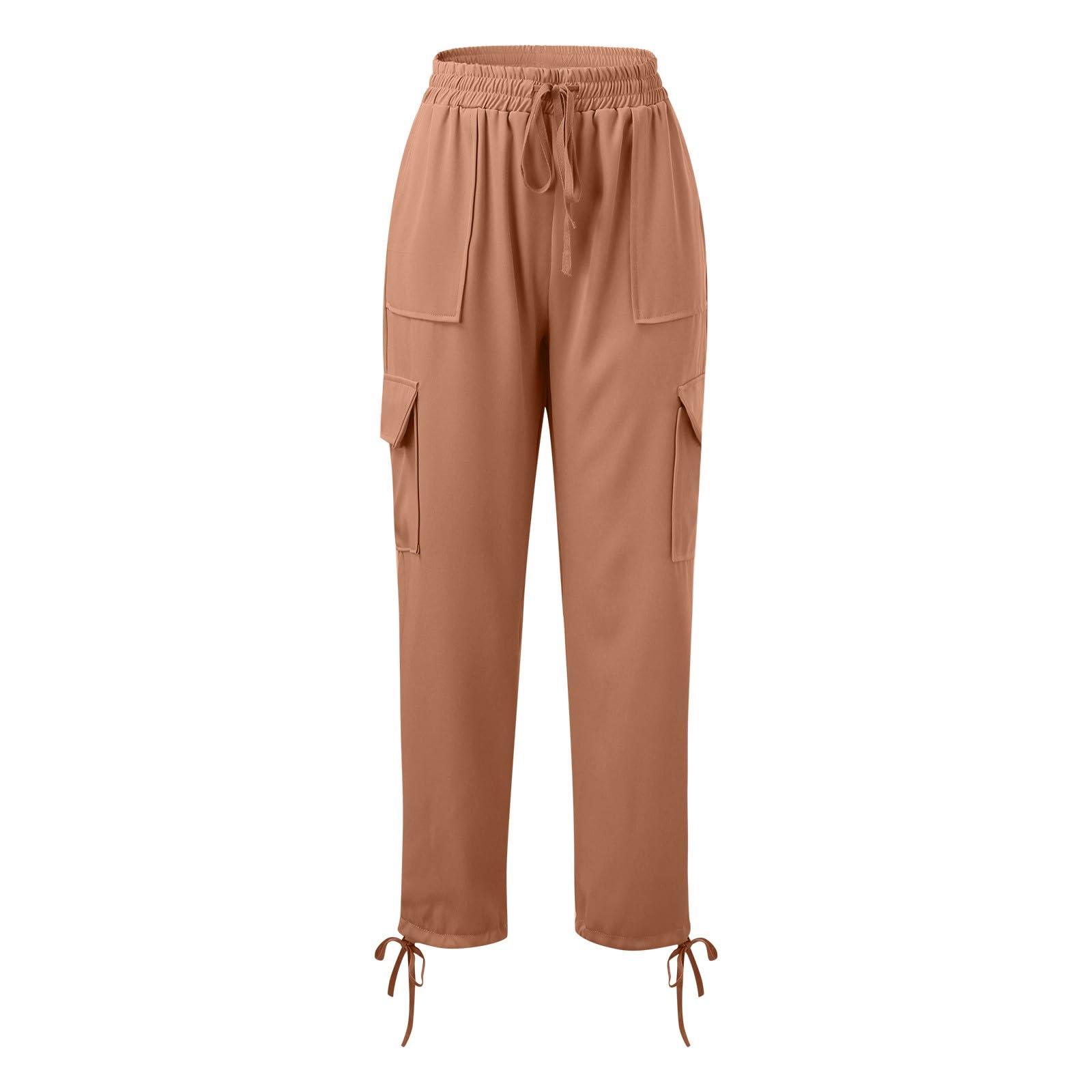 Women's Cargo Pants - High Waisted Straight Leg Business Casual Trousers | Lightweight Work Joggers for Streetwear, Hiking & Outdoor Activities | Office to Adventure Versatile Pants