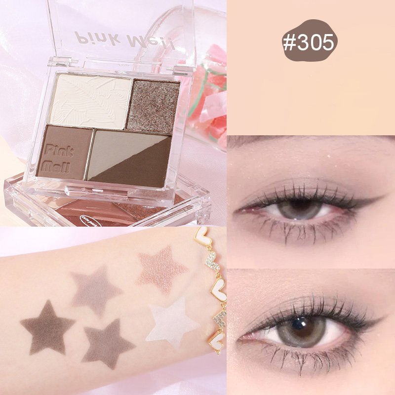 HOLD LIVE Matte Glitter Pigmented Eyeshadow Palette - Long Lasting Highly Pigmented Eye Makeup for Party, Night Out & Special Occasions