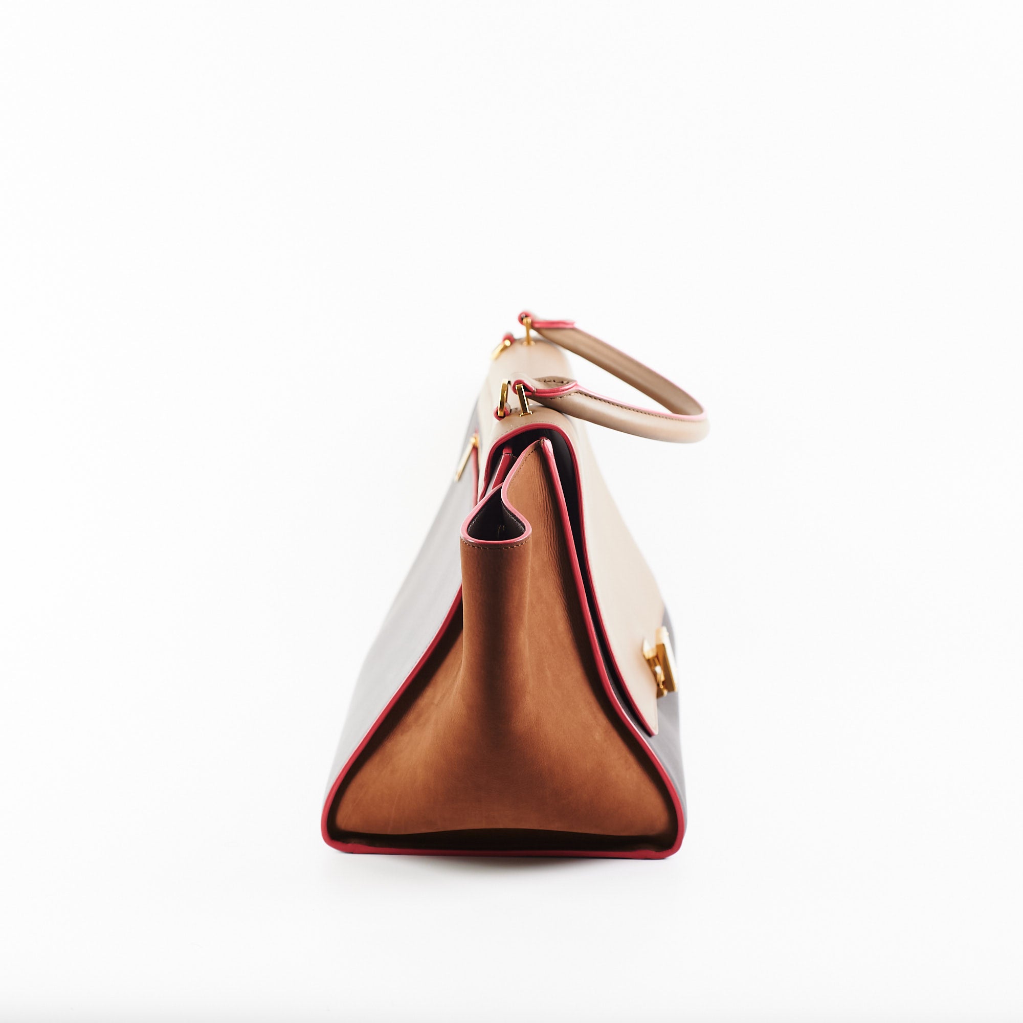 Celine Trapeze Small Multicolor Leather Shoulder Bag - Luxury Designer Handbag for Women, Perfect for Work, Travel & Everyday Use