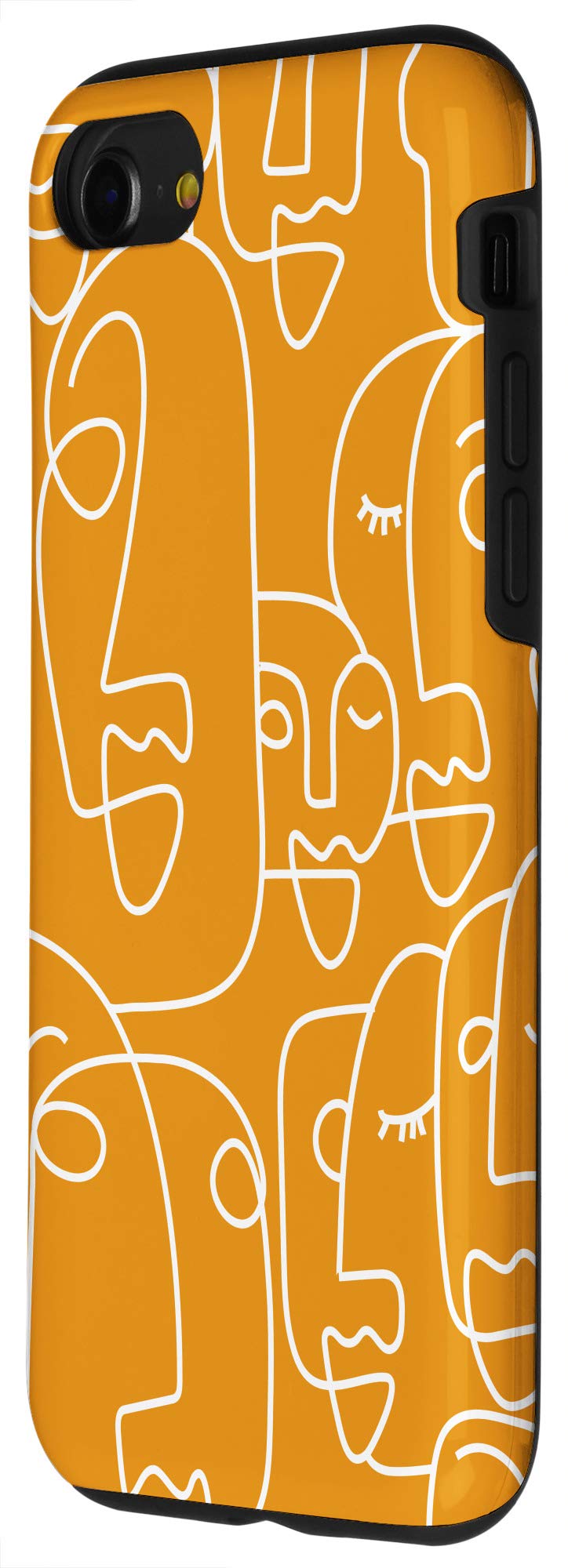 iPhone SE (2020) / 7 / 8 Face Line Art Phone Case - Minimalist Abstract Design for Women - Perfect for Everyday Use, Travel & Office