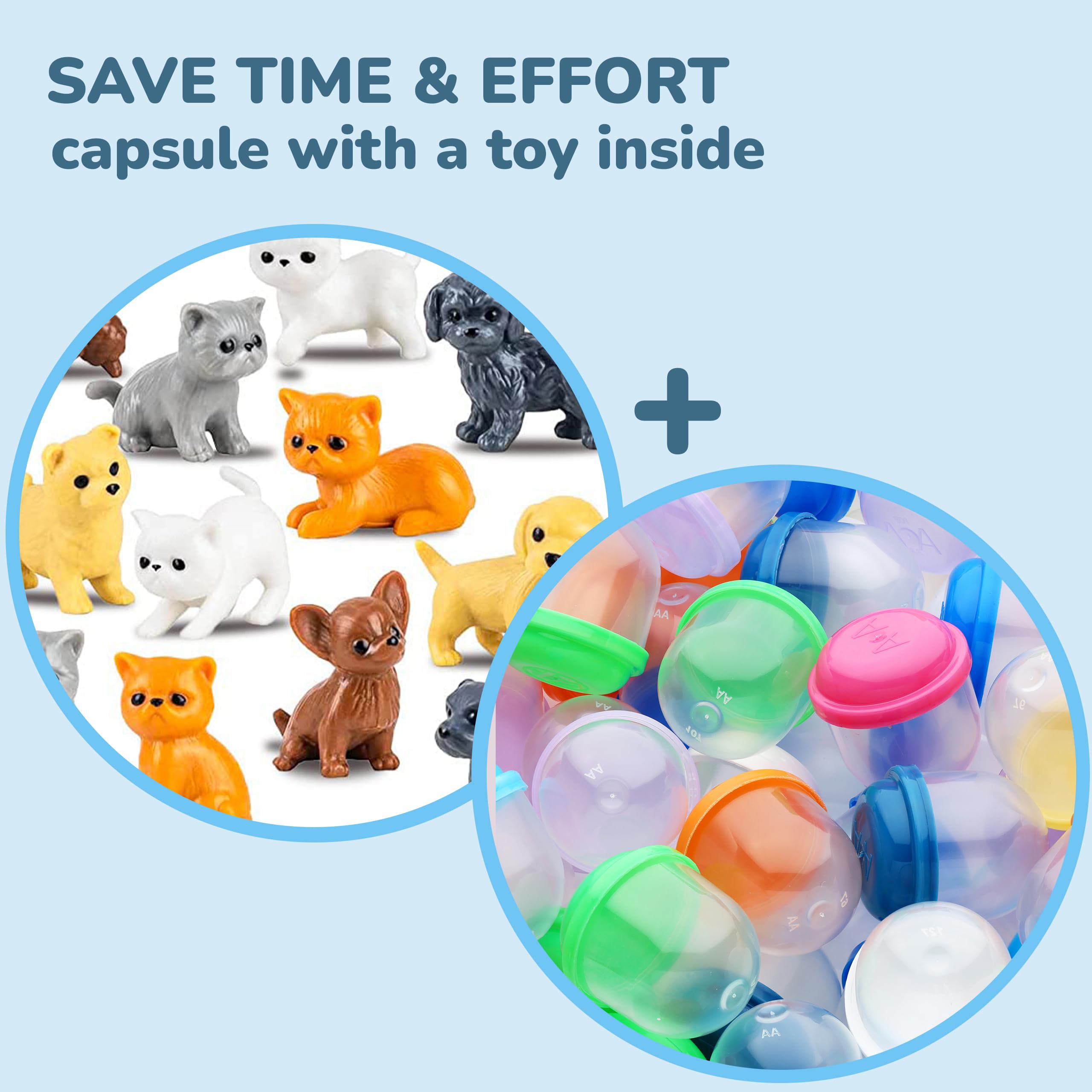 50 Pcs Pet Figurine Toys in 1.1