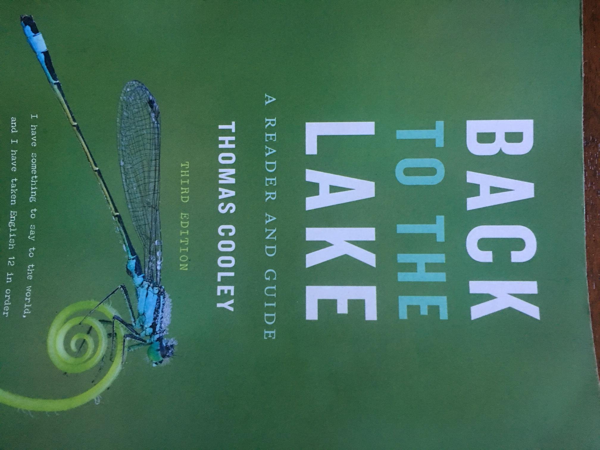 Back to the Lake: A Reader and Guide - Perfect for Nature Lovers, Outdoor Enthusiasts & Book Clubs | Great for Lakeside Reading, Camping Trips & Relaxation Getaways