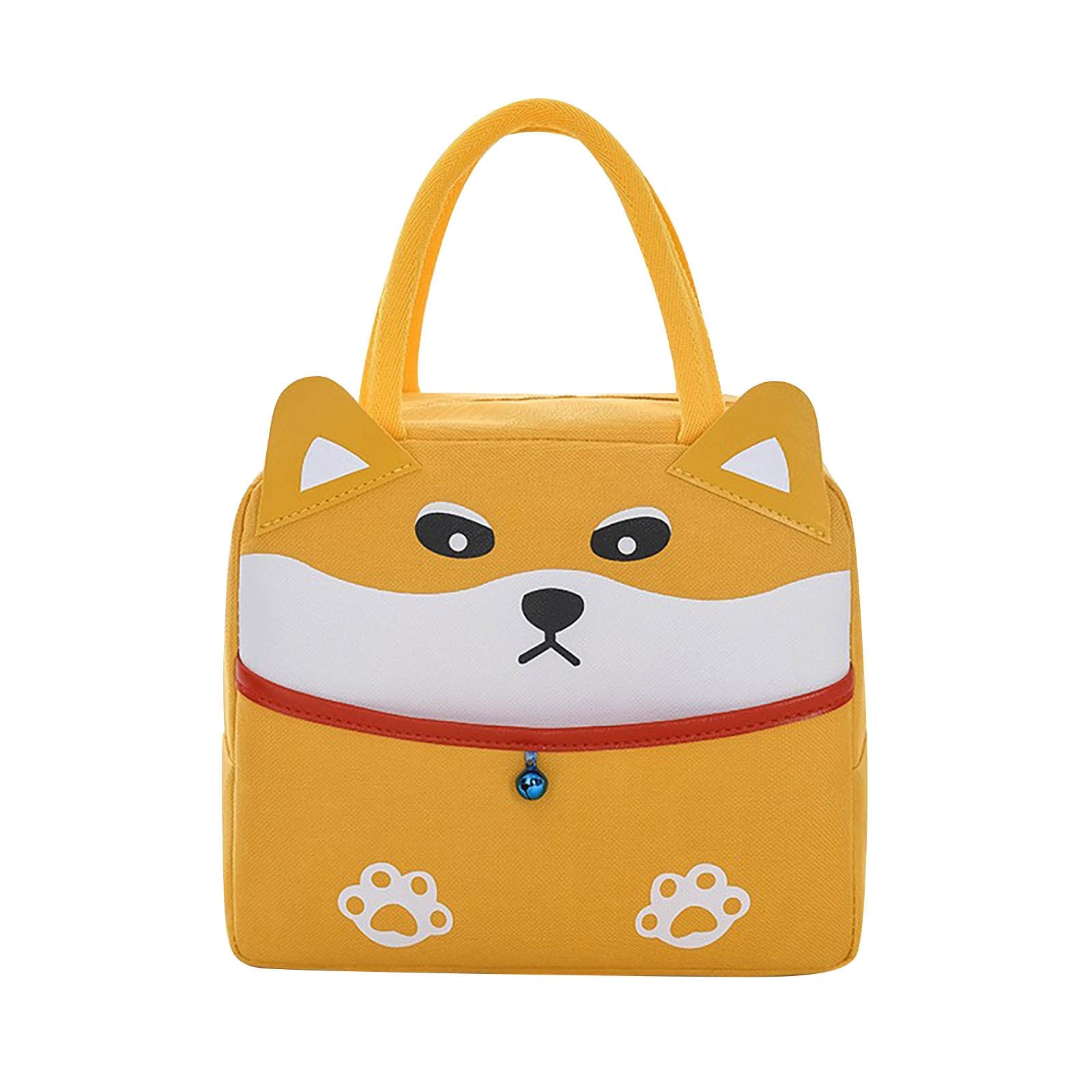 Insulated Canvas Lunch Bag for Women - Large Capacity Thermal Bento Tote with Thick Heat Retention - Perfect for Work, School, Picnics & Outdoor Activities