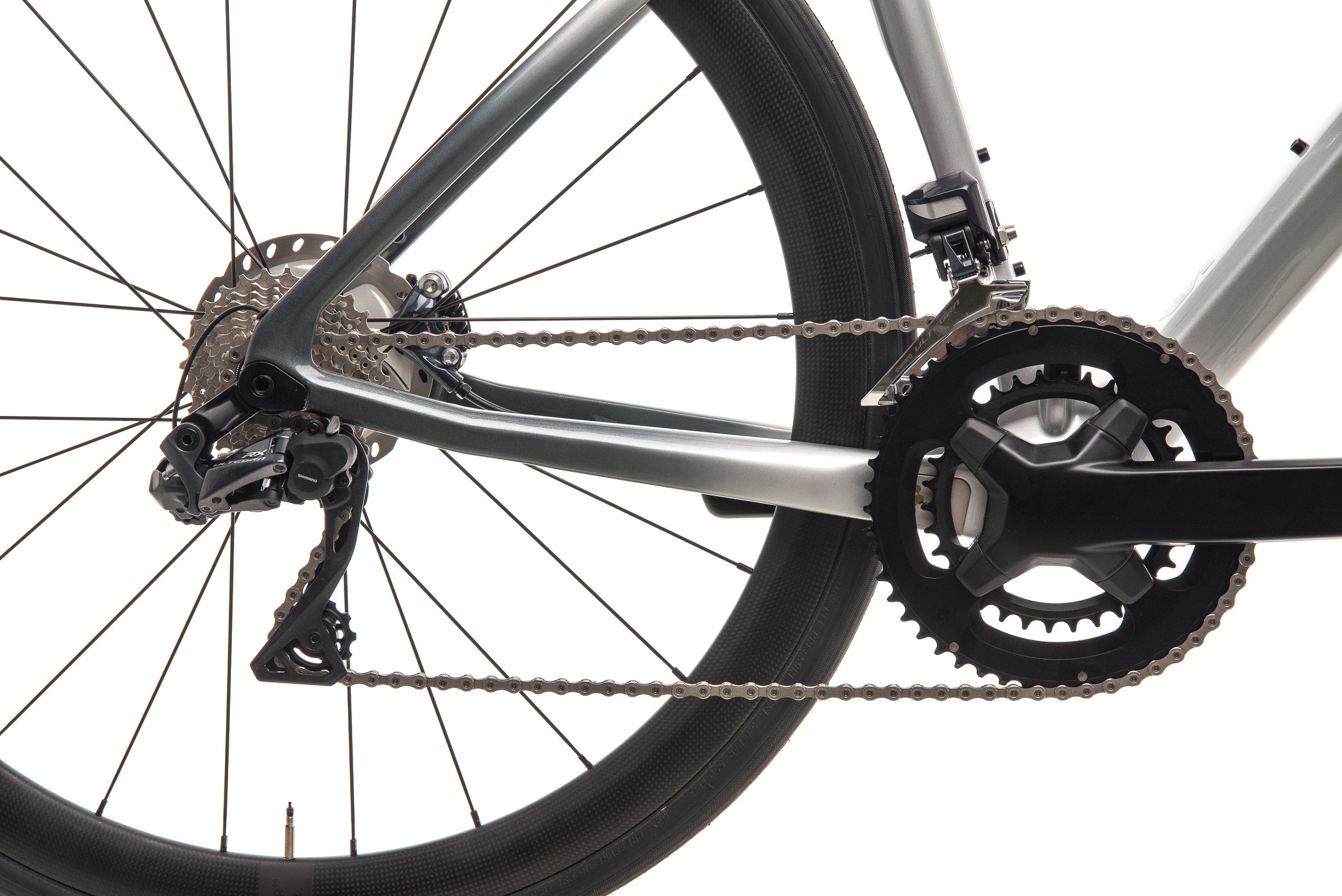Argon 18 Krypton GF Disc Di2 Road Bike - Mercedes Benz Inspired Silver Finish - 2019 Model Medium Size | Perfect for Competitive Cycling & Endurance Rides