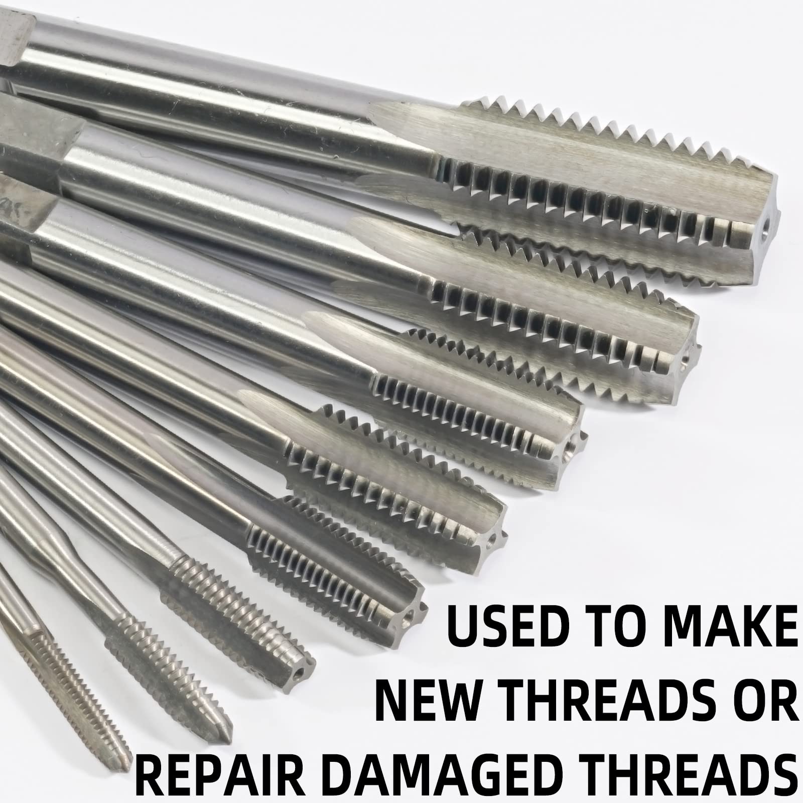 **M55 X 1.5 Metric Thread Tap - High-Speed Steel (HSS) Right Hand Machine Tap - Perfect for Metalworking, CNC, and DIY Projects**