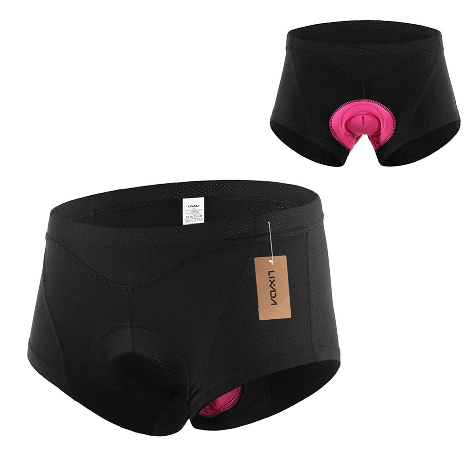 Women's 3D Gel Padded Cycling Shorts - Breathable Bike Underwear for Biking & Spinning - Perfect for Road Cycling, Indoor Cycling & Long-Distance Rides