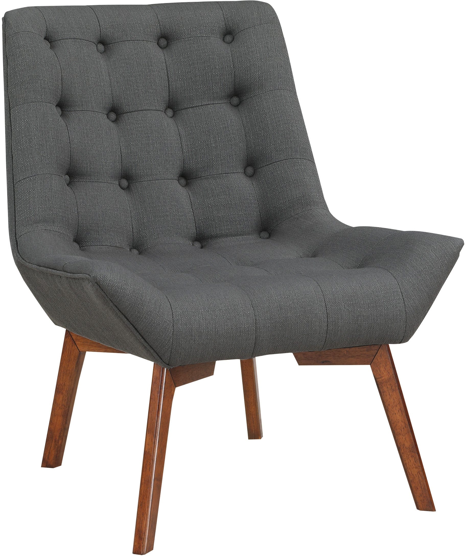 Office Star Shelly Tufted Chair - Comfortable Upholstered Office Chair with Button Tufting [SHE] - Perfect for Home Office, Study Room or Workspace