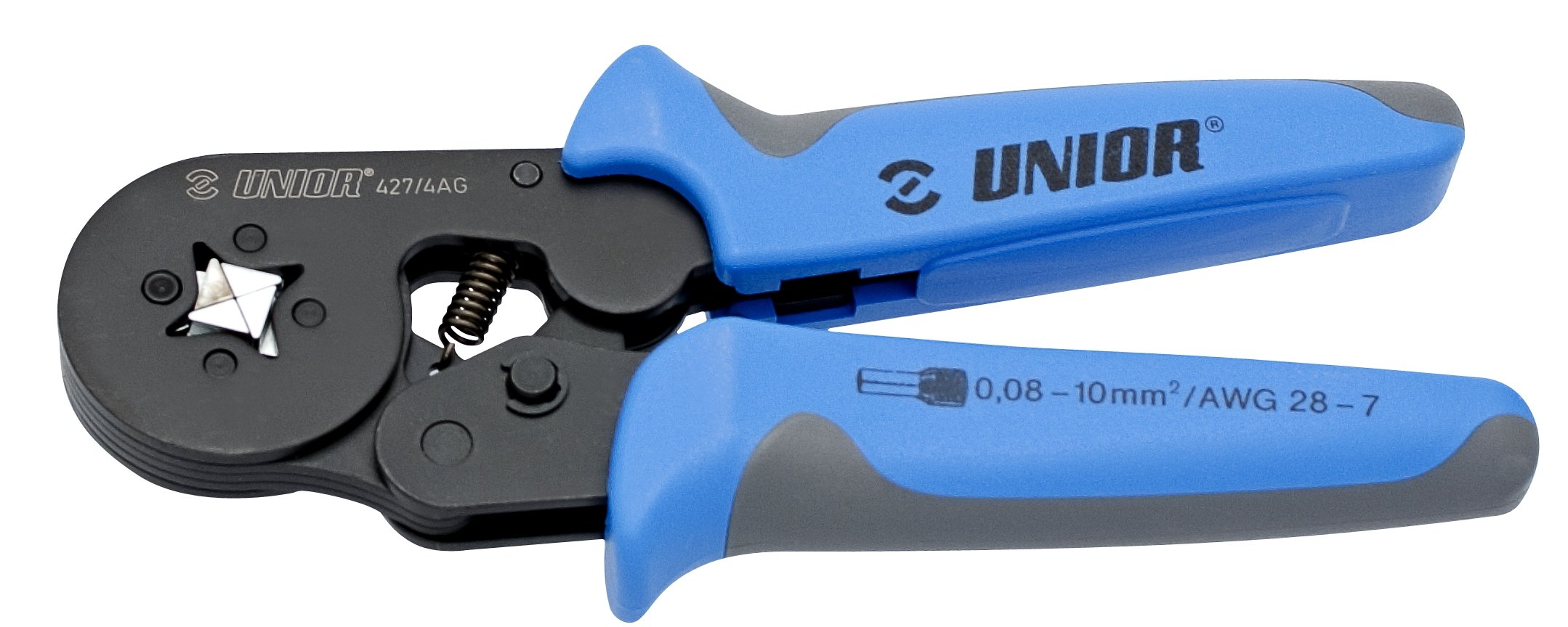 Unior 427/4AG Professional Crimping Tool for Electrical and Automotive Wiring - Perfect for DIY, Home Repairs, and Professional Use