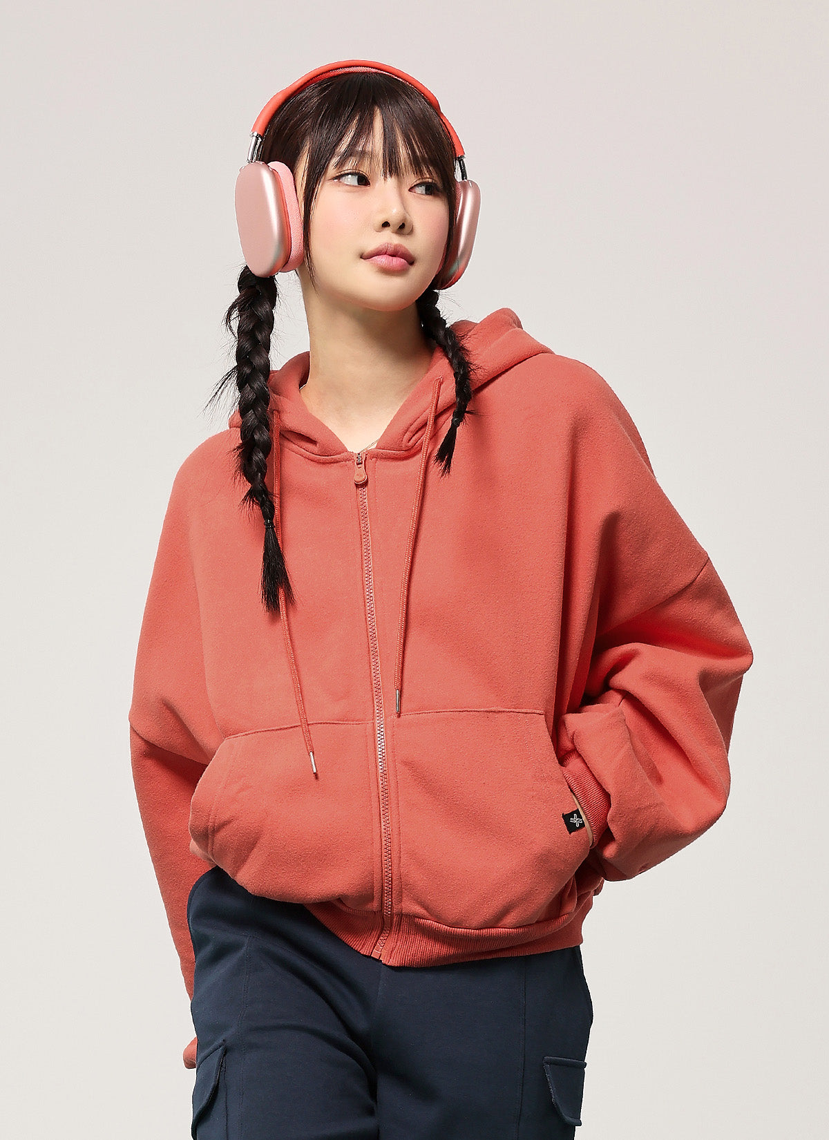 Cozy Napping Hood Zip Up - Soft & Warm Fleece Hoodie for Relaxing at Home, Travel & Outdoor Activities