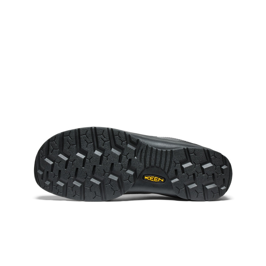 Men's Jasper Sneakers - Black Smooth Leather Casual Shoes for Walking, Running & Everyday Wear