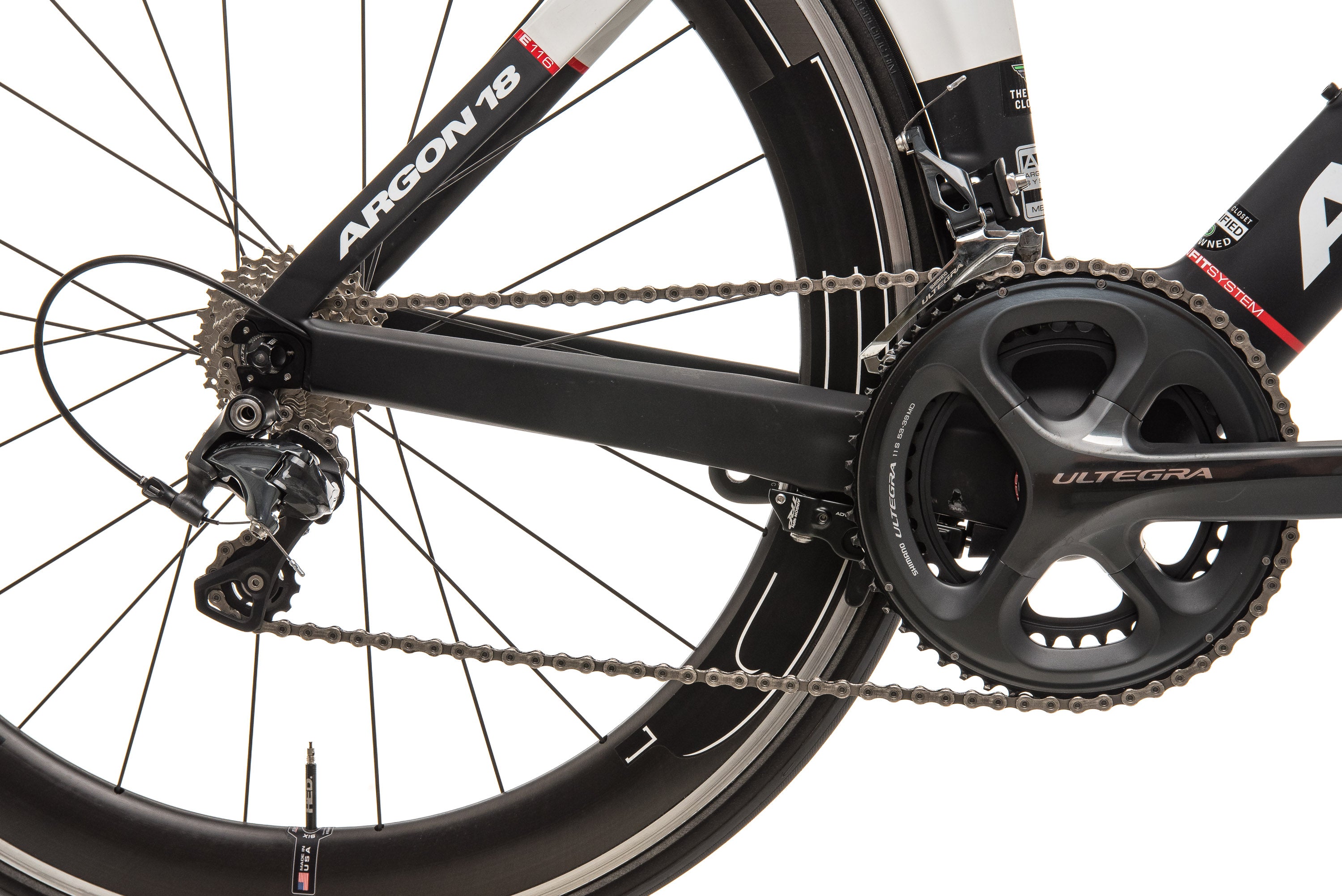 Argon 18 E 116 Time Trial Bike - 2015 Model Medium Size | High-Performance Triathlon & Road Racing Bicycle for Competitive Cyclists