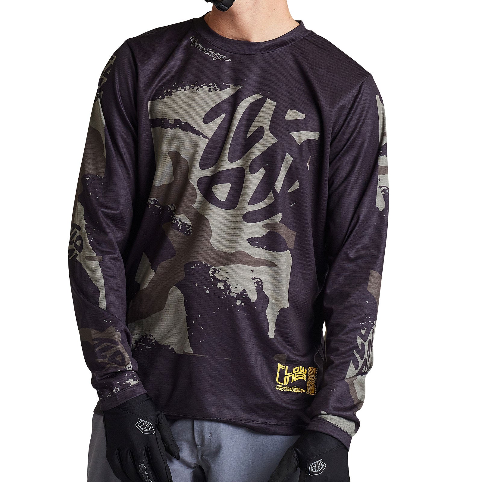 Flowline LS Jersey Confined Black - Comfortable Long Sleeve Performance Shirt for Workouts & Outdoor Activities