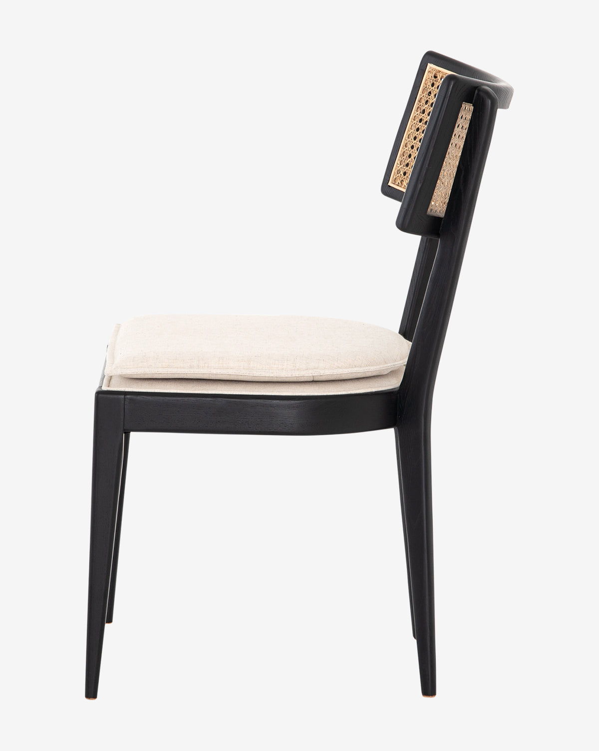 Odelle Modern Dining Chair - Sturdy Wooden Kitchen Chair with Upholstered Seat - Perfect for Dining Room, Kitchen, and Home Office Use