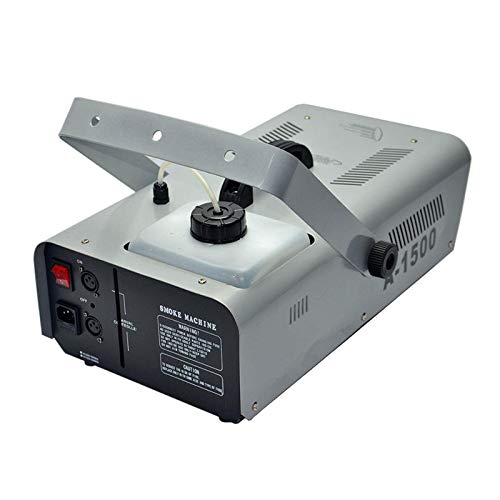 1500W Thermostatic Fog Machine with Remote & Wired Control - Professional Smoke Generator for Stage Lighting, Home Parties, Weddings, Halloween & DJ Events (Model A1500)