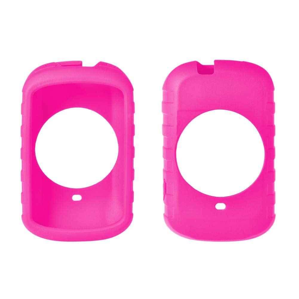 Garmin Edge 830 Bike Computer Case - Shockproof Silicone Cover with Screen Protector for Cycling GPS (Rose Red) | Perfect for Road Biking, Mountain Cycling & Outdoor Adventures