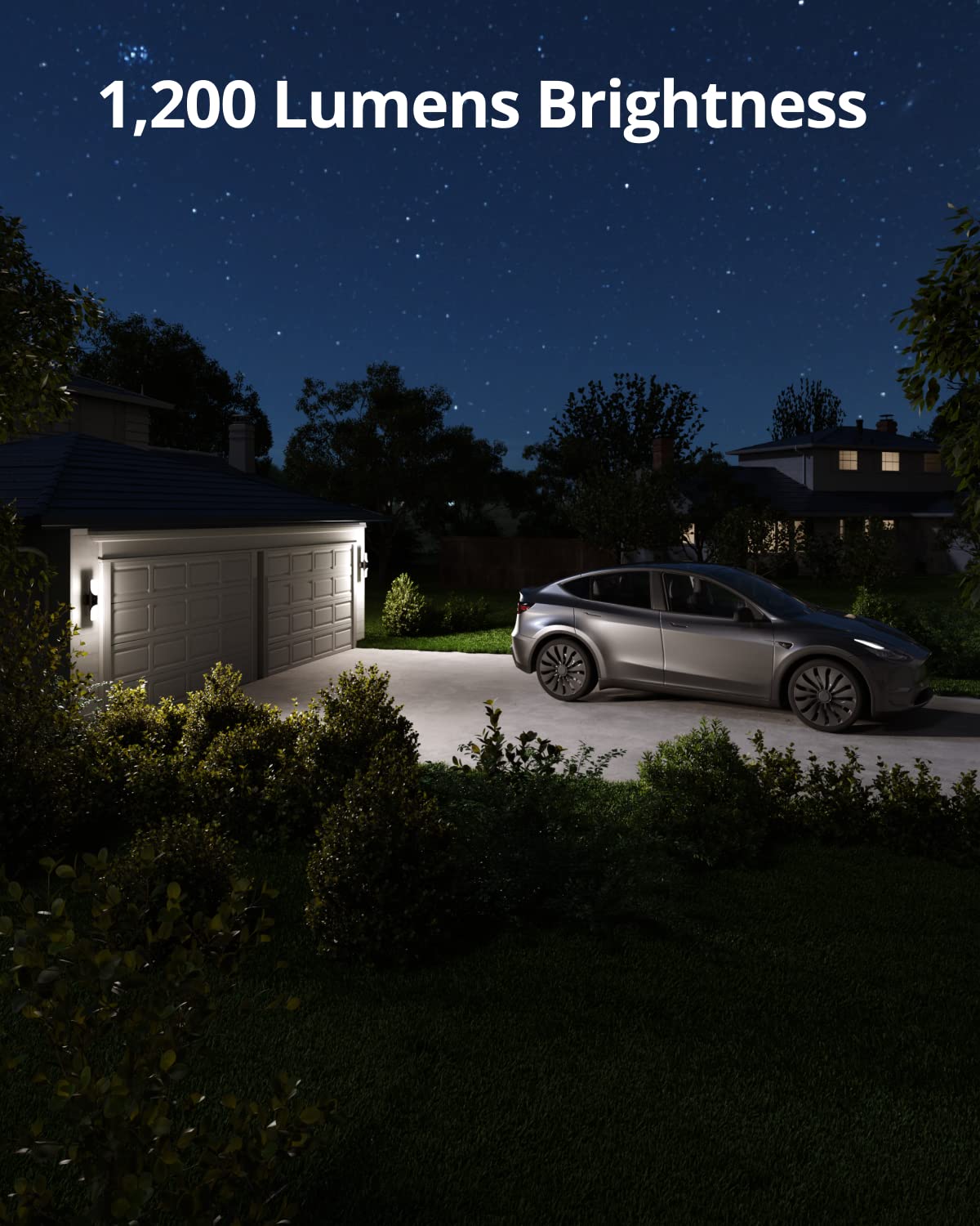 eufy Security S100 Wired Wall Light Cam - 2K Outdoor Security Camera with 1200 Lumen Light, Color Night Vision & AI Smart Detection | Motion-Activated, IP65 Waterproof | Perfect for Home Security, Porch Lighting & Backyard Surveillance