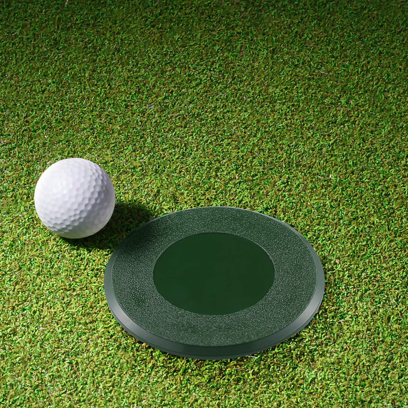 Premium Golf Hole Cup Cover - Durable Putting Green Hole Covers for Golf Training & Practice | Perfect for Backyard Putting Greens, Driving Ranges & Home Golf Activities