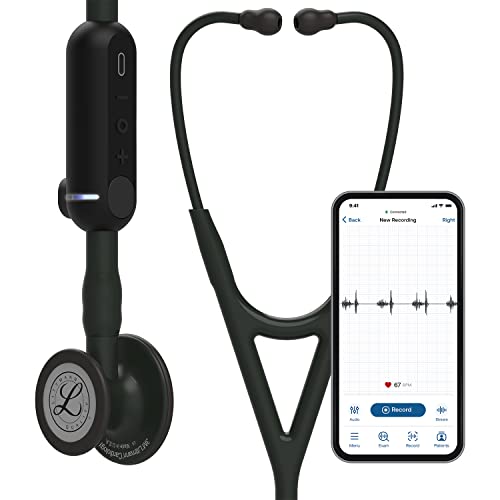 3M™ Littmann® CORE Digital Stethoscope - Black Chestpiece with 27