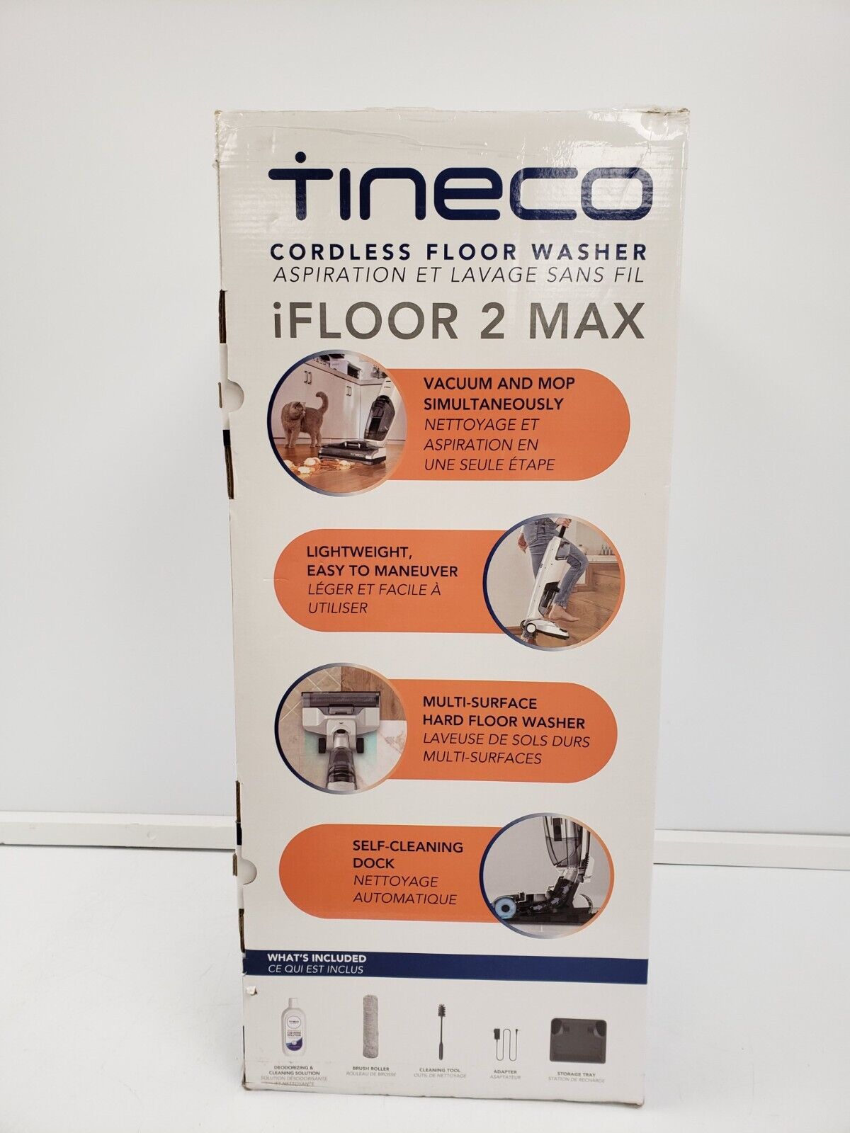 Tineco iFloor 2 Max Cordless Floor Washer - Powerful Wet Dry Vacuum for Hardwood & Tile Floors - Perfect for Home Cleaning & Pet Hair Removal