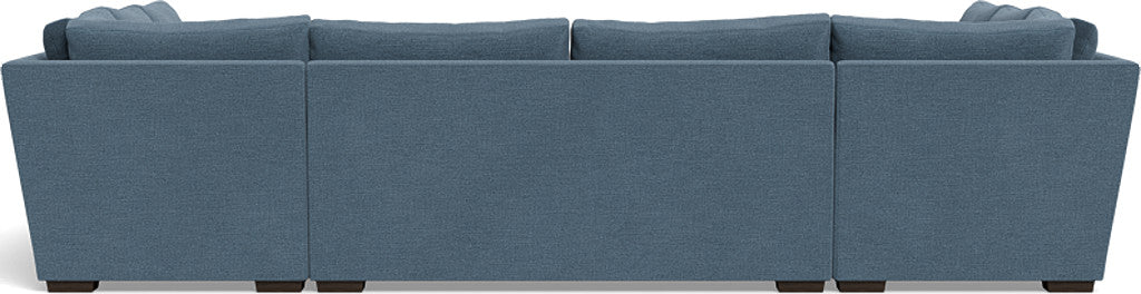 Modern Mesa 154 Condo U-Shaped Sectional Sofa - Comfortable L-Shaped Couch for Living Room, Family Room & Small Spaces