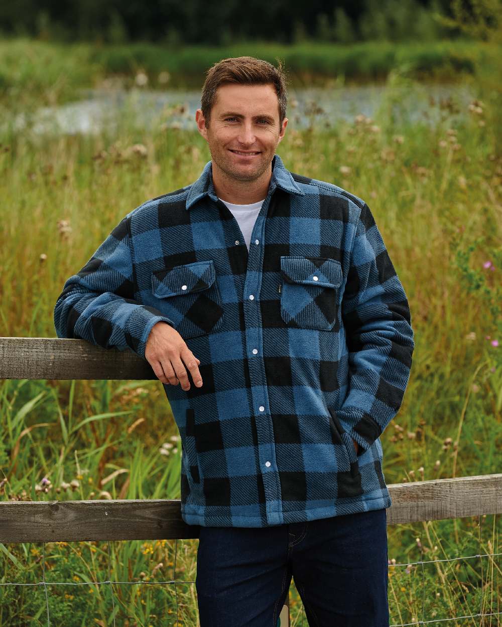 Champion Kinross Padded Fleece Lumberjack Shirt for Men - Warm Flannel Plaid Shirt with Soft Fleece Lining - Perfect for Outdoor Work, Hiking, and Winter Camping