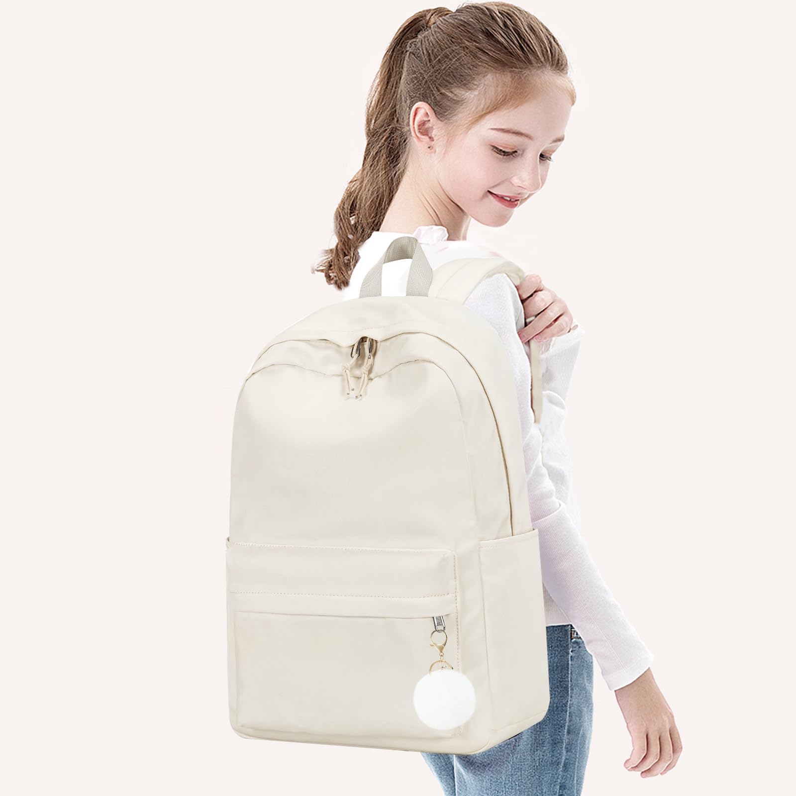 Bluboon Durable School Backpack for Kids & Teens - Lightweight Laptop Bookbag for Girls, Boys & Women - Perfect for School, Travel & Work Gifts