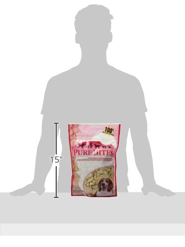 PureBites Freeze Dried Chicken Dog Treats - Single Ingredient, Grain-Free, Made in USA - 11.6oz Bag - High Protein Training Rewards & Dental Chews for Puppies & Adult Dogs