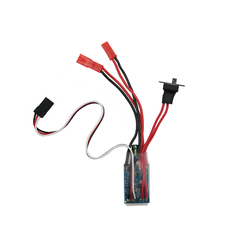WPL MN RC ESC Upgrade - 20A/30A Brushed Bidirectional Electronic Speed Controller with Brake for RC Cars, Trucks, and Crawlers - Perfect for Off-Road Racing and Crawling Adventures