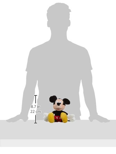 Simba Toys - Mickey Mouse Plush Stuffed Animal Toy 5872632 - Perfect for Disney Fans, Kids Gifts, and Collectors
